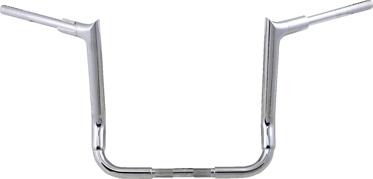 FAT BAGGERS INC. 1-1/2" EZ Install Pointed Top Handlebar - 14" - Chrome 815014 — image 1