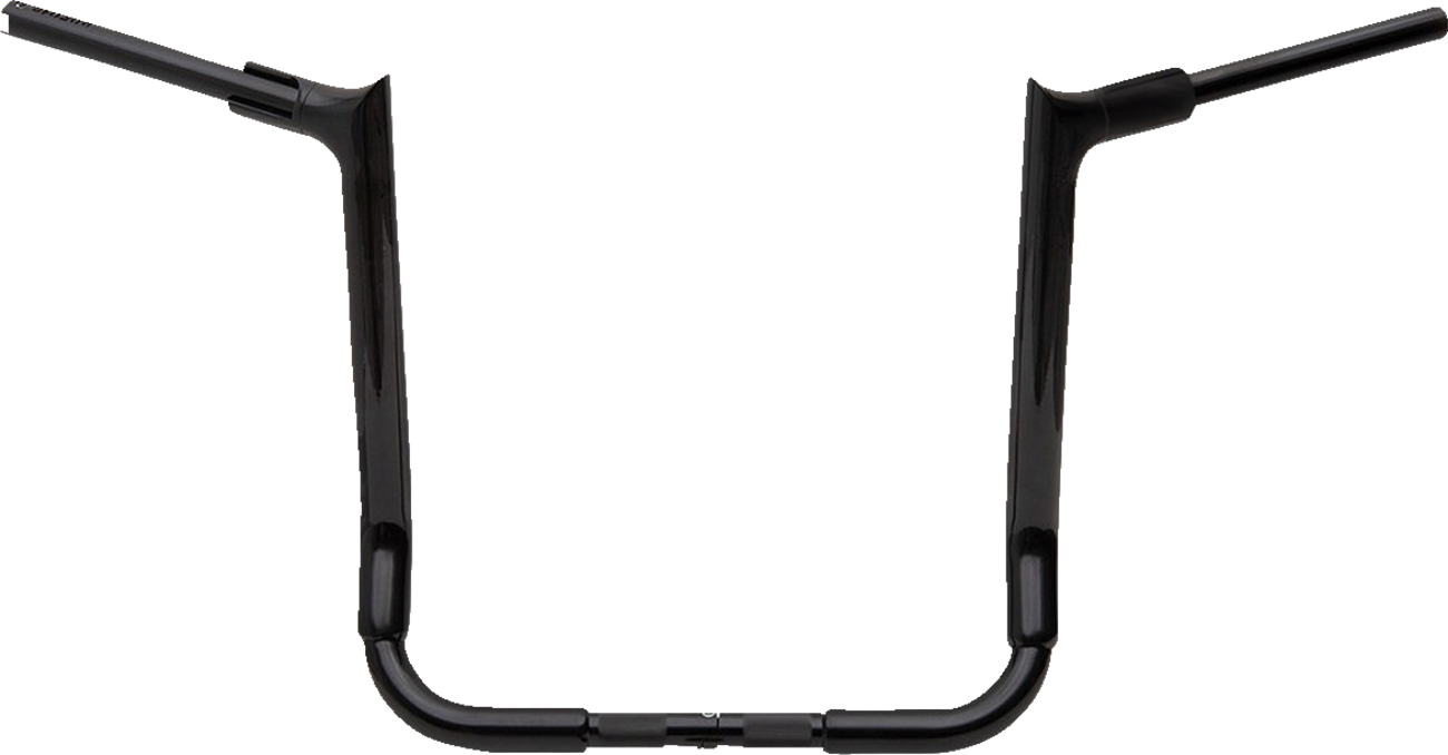 FAT BAGGERS INC. 1-1/2" EZ Install Pointed Top Handlebar - 16" - Black 815016-B — image 1