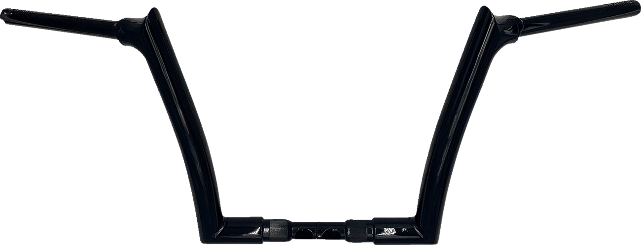 FAT BAGGERS INC. 1-1/2" EZ Install Pointed Top Handlebar - 12" - Black 816012-B — image 1