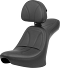 SADDLEMEN King Seat - With Backrest - FL/FX '00-'06 816HFJ — image 1