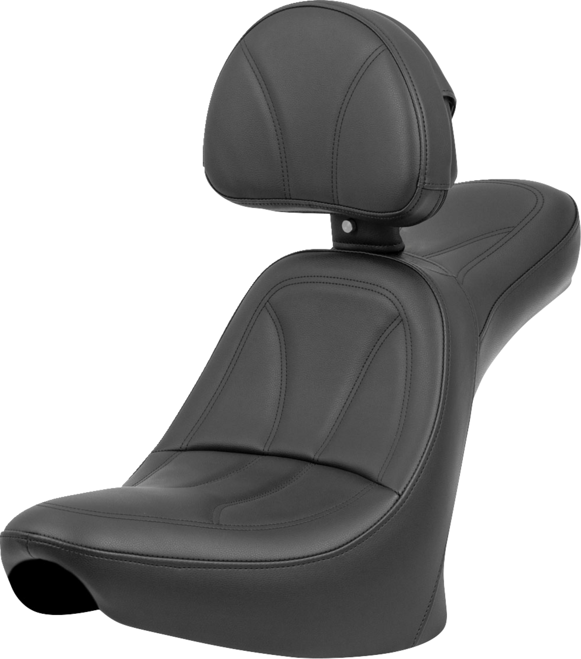 SADDLEMEN King Seat - With Backrest - FL/FX '00-'06 816HFJ — image 1