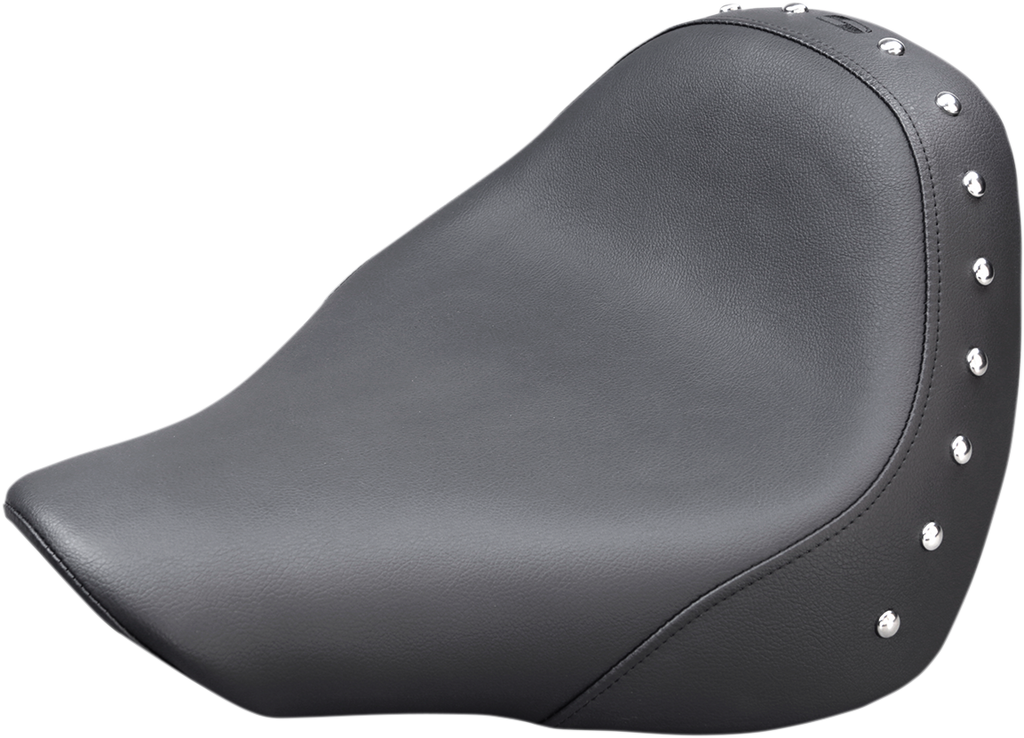 SADDLEMEN Seat - Renegade™ Solo - Black - Studded - FL/FX '18-'24 818-27-001 — image 1