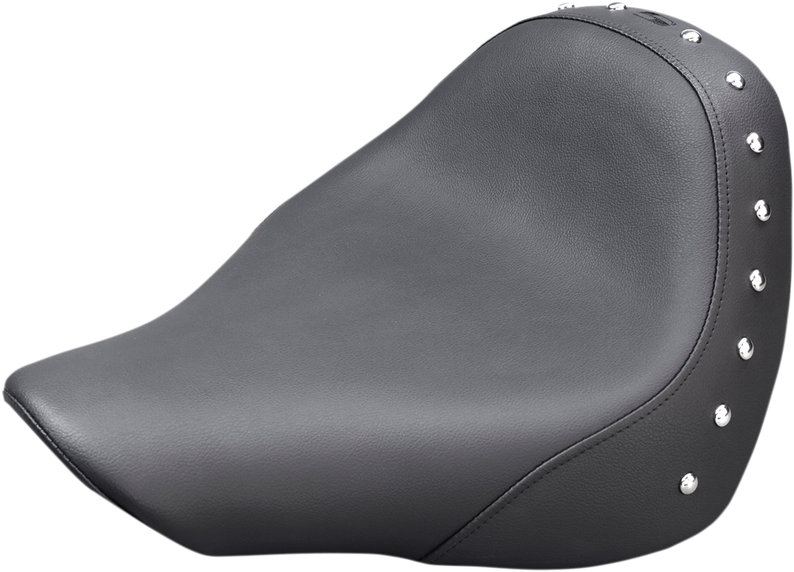 SADDLEMEN Seat - Renegade™ Solo - Black - Studded - FL/FX '18-'24 818-27-001 — image 1