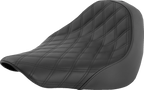 SADDLEMEN Renegade™ Solo Seat - Lattice Stitched - Black - FL/FX '18-'24 818-27-002LS — image 1