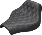 SADDLEMEN Renegade™ Solo Seat - Lattice Stitched - Black - FL/FX '18-'24 818-27-002LS — image 2