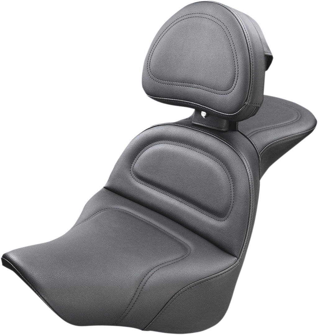 SADDLEMEN Explorer Seat - w/ Driver Backrest - FL/FX '18-'24 818-27-030 — image 1
