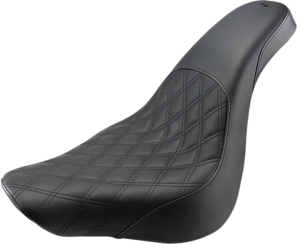 SADDLEMEN Profiler Seat - Front Lattice/Rear Smooth - Black - FL/FX '18-'23 818-27-149 — image 1