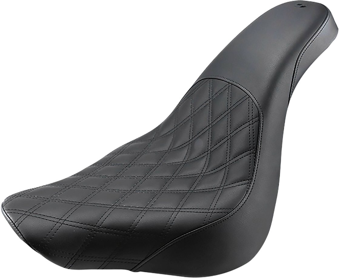SADDLEMEN Profiler Seat - Front Lattice/Rear Smooth - Black - FL/FX '18-'23 818-27-149 — image 1