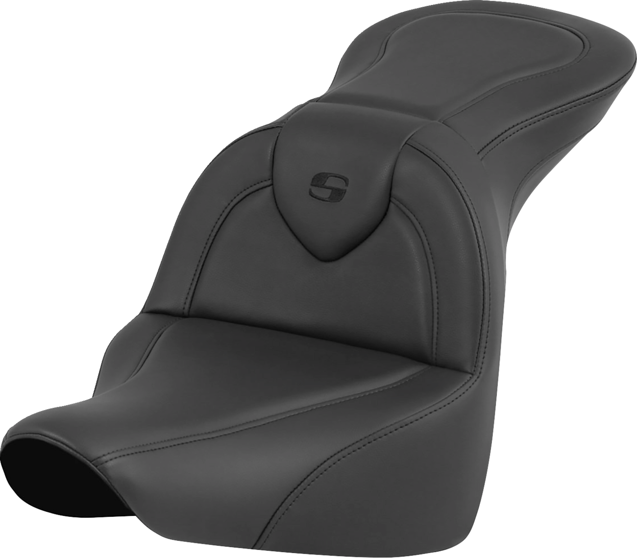 SADDLEMEN RoadSofa™ Seat - Black - without Driver Backrest - FLFB/FXBR '18-'24 818-27-187 — image 1