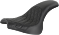 SADDLEMEN Profiler Seat - Front Lattice/Rear Smooth - Black - FXFB/S '18-'23 818-28-149 — image 1