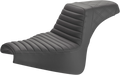 SADDLEMEN Step-Up Seat - Front Tuck-n-Roll/Rear Lattice Stitch - Black - FXFB/S '18-'23 818-28-176 — image 1