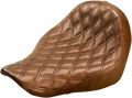 SADDLEMEN Renegade™ Solo Seat - Lattice Stitched - Brown - FL/FX '18-'24 818-29-002BLS — image 1