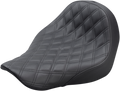 SADDLEMEN Renegade™ Solo Seat - Lattice Stitched - Black - FL/FX '18-'24 818-29-002LS — image 1