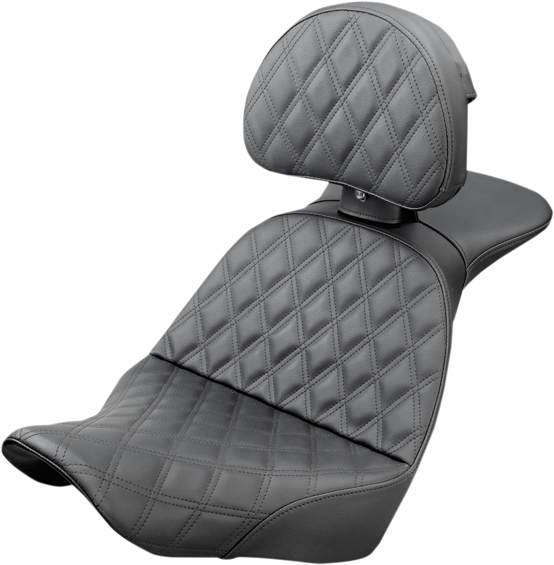 SADDLEMEN Explorer Seat - Lattice Stitched - Backrest - FX/FL '18-'24 818-29-030LS — image 1