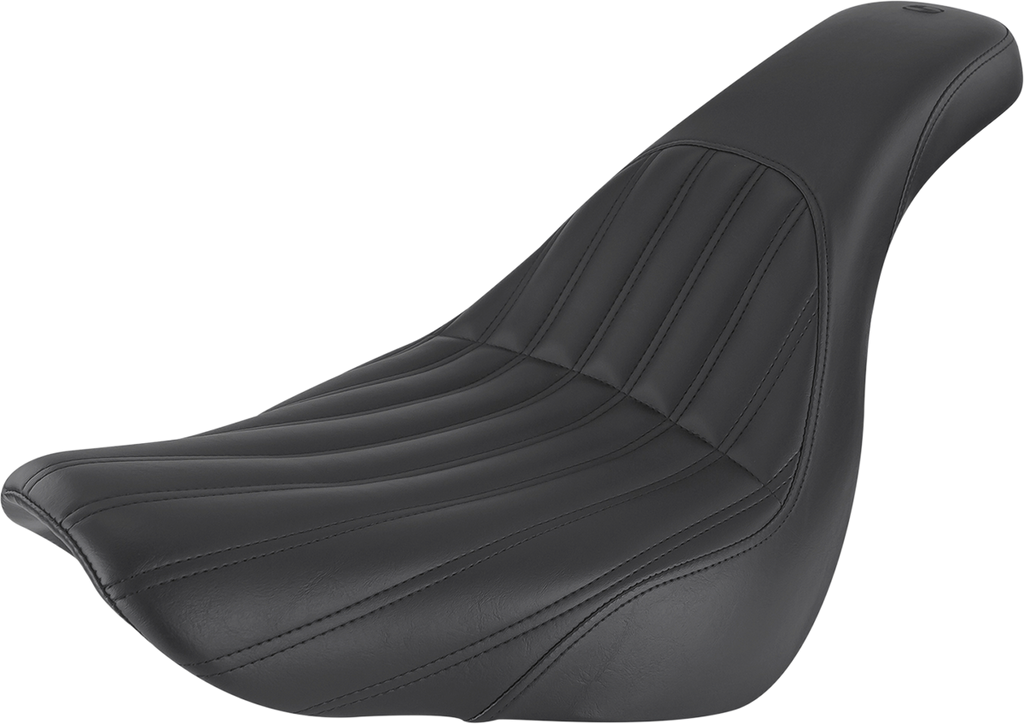 SADDLEMEN Knuckle Profiler™ Seat - Black - FL/FX '18-'24 818-29-047K — image 1