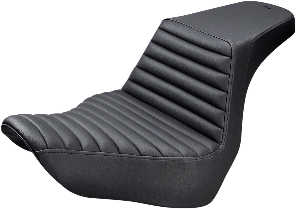 SADDLEMEN Step-Up Seat - Front Tuck-n-Roll - Black 818-29-171 — image 1