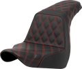 SADDLEMEN Step-Up Seat - Full Lattice Stitch - Red Stitch - FXLR/FLSB '18-'21 818-29-17504 — image 1
