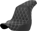 SADDLEMEN Step-Up Seat - Full Lattice Stitch - White Stitch - FXLR/FLSB '18-'21 818-29-17506 — image 1