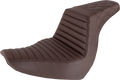 SADDLEMEN Step-Up Seat - Front Tuck-n-Roll/Rear Lattice Stitch - Brown 818-29-176BR — image 1