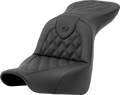 SADDLEMEN Roadsofa™ Seat - Lattice Stitch - without Backrest - FXLR/FLSB '18-'23 818-29-182 — image 1