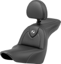 SADDLEMEN Roadsofa™ Seat - Carbon Fiber - with Backrest - FXLR/FLSB '18-'25 818-29-185BR — image 1