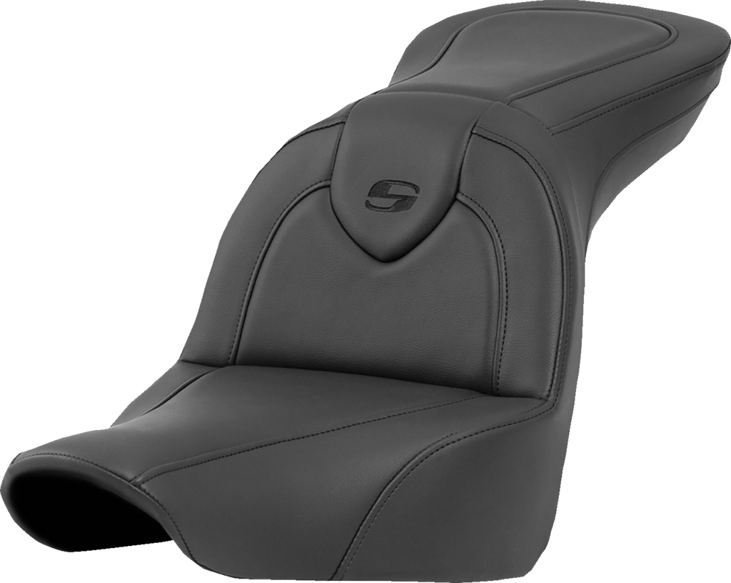 SADDLEMEN Roadsofa™ Seat - without Backrest - Black/Black Stitching - FXLR/FLSB '18-'23 818-29-187 — image 1