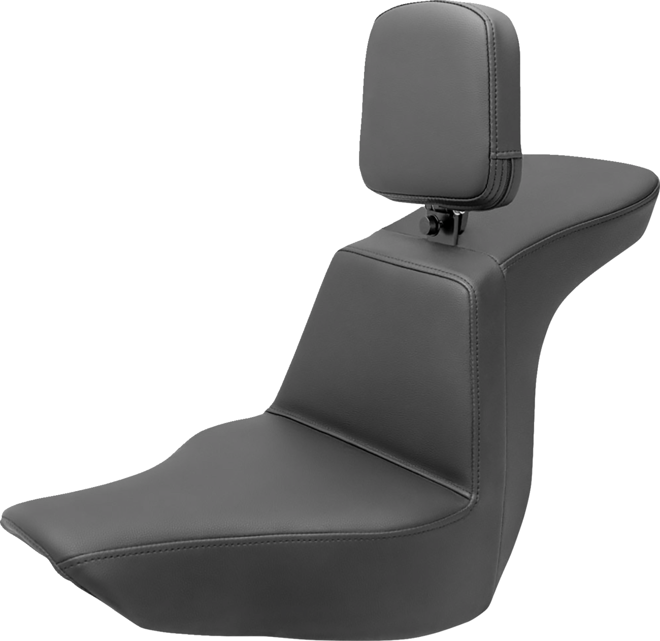 SADDLEMEN Tour Step-Up Seat - Rider Backrest - Plain - FLSB/FXLR '18-'24 818-29-194BR — image 1