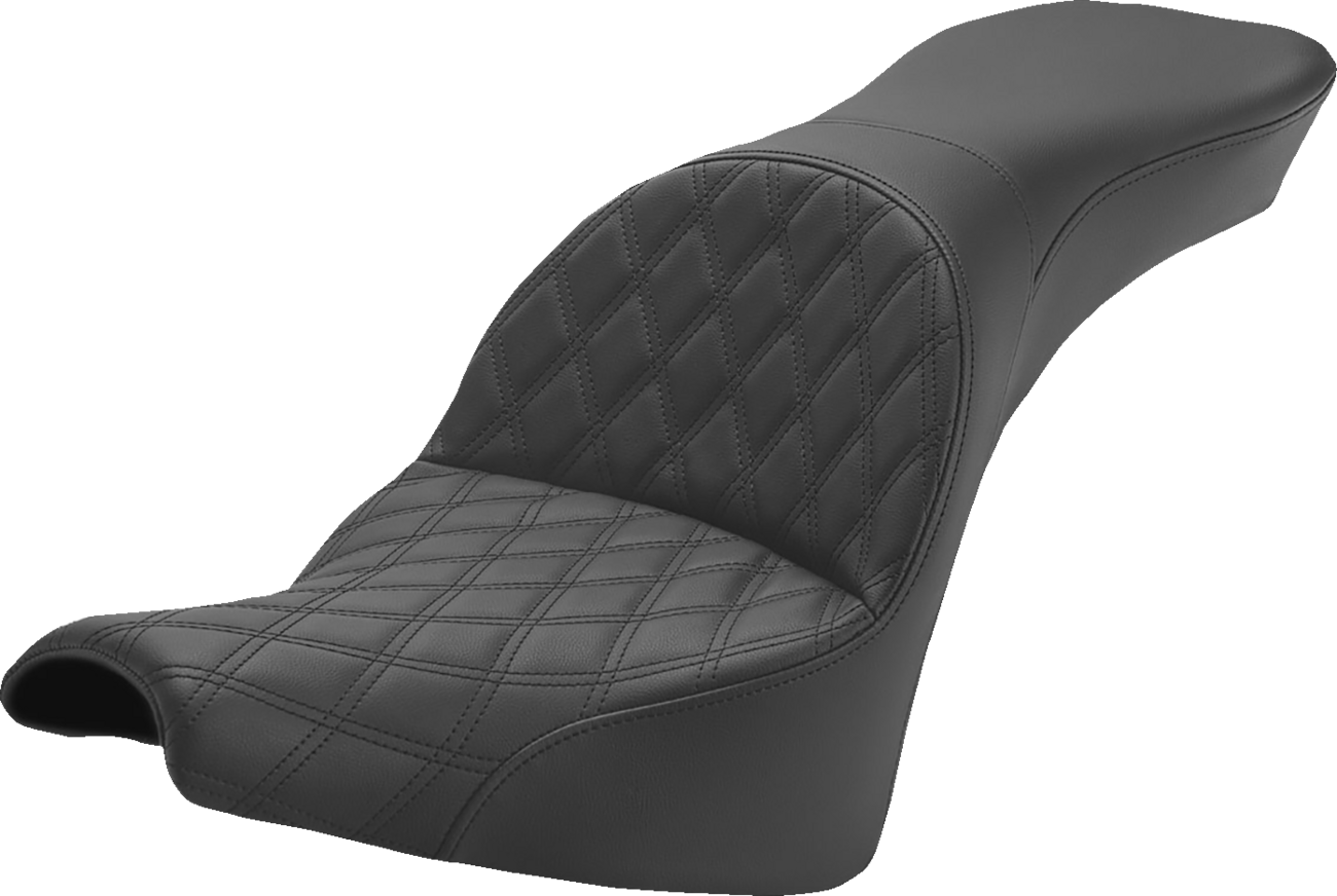 SADDLEMEN Explorer Seat - Lattice Stitched - FXBB/FXST '18-'24 818-30-029LS — image 1