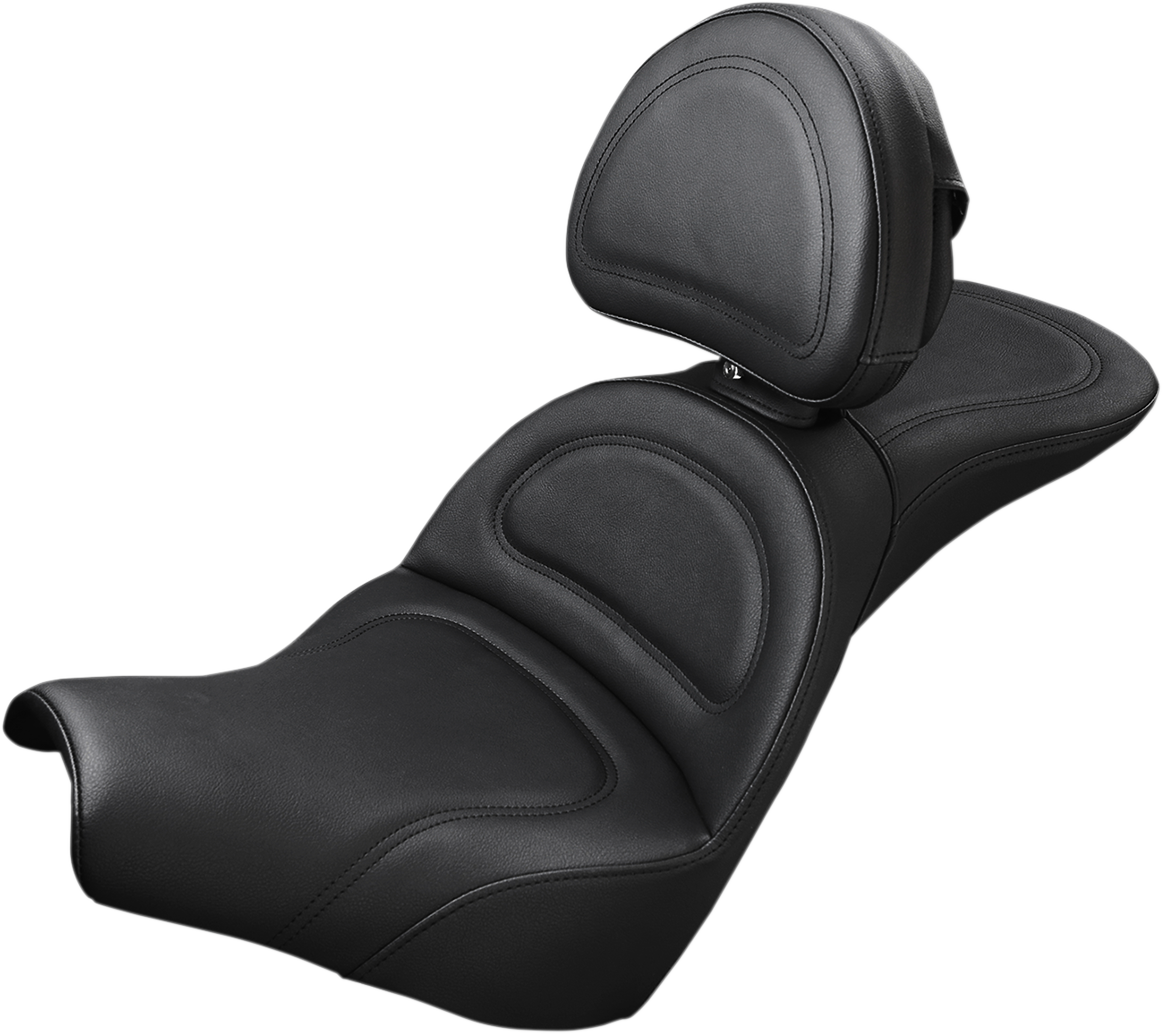 SADDLEMEN Explorer Seat - w/ Driver Backrest - FXBB '18-'23 818-30-030 — image 1