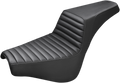 SADDLEMEN Step-Up Seat - Front Tuck-n-Roll - Black - FX '18-'25 818-30-171 — image 1