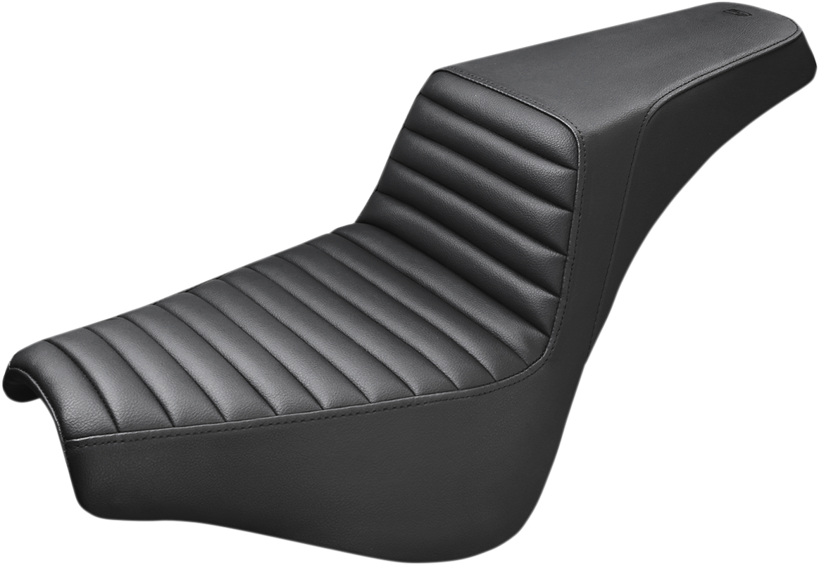 SADDLEMEN Step-Up Seat - Front Tuck-n-Roll - Black - FX '18-'25 818-30-171 — image 1