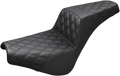 SADDLEMEN Step-Up Seat - Full Lattice Stitch - Black - FX '18-'25 818-30-175 — image 1