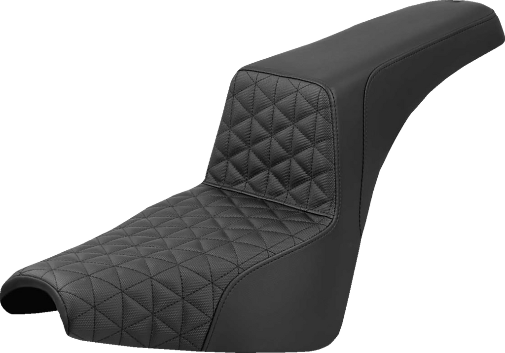 SADDLEMEN Step-Up Seat - Tri-Gripper - Black - FXBB/FXST '18-'25 818-30-179 — image 1