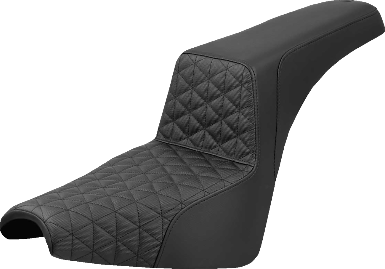 SADDLEMEN Step-Up Seat - Tri-Gripper - Black - FXBB/FXST '18-'25 818-30-179 — image 1
