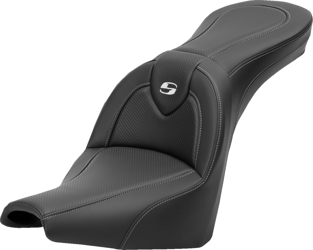 SADDLEMEN Roadsofa™ Seat - Carbon Fiber - without Backrest - FXBB/FXST '18-'25 818-30-185 — image 1