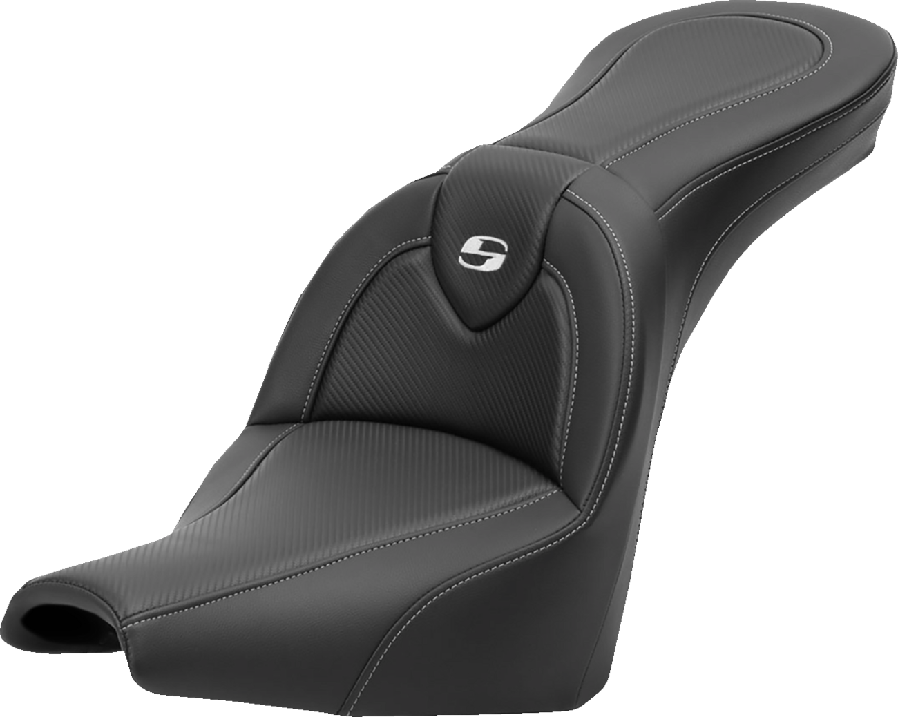 SADDLEMEN Roadsofa™ Seat - Carbon Fiber - without Backrest - FXBB/FXST '18-'25 818-30-185 — image 1
