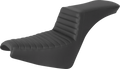 SADDLEMEN Step-Up Seat - Front Tuck-n-Roll - Black 818-30-191 — image 1