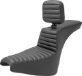 SADDLEMEN Tour Step-Up Seat - Rider Backrest - Tuck-n-Roll - FXBB/FXST '18-'25 818-30-191BR — image 1