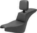 SADDLEMEN Tour Step-Up Seat - Rider Backrest - Plain - FXBB/FXST '18-'25 818-30-194BR — image 1