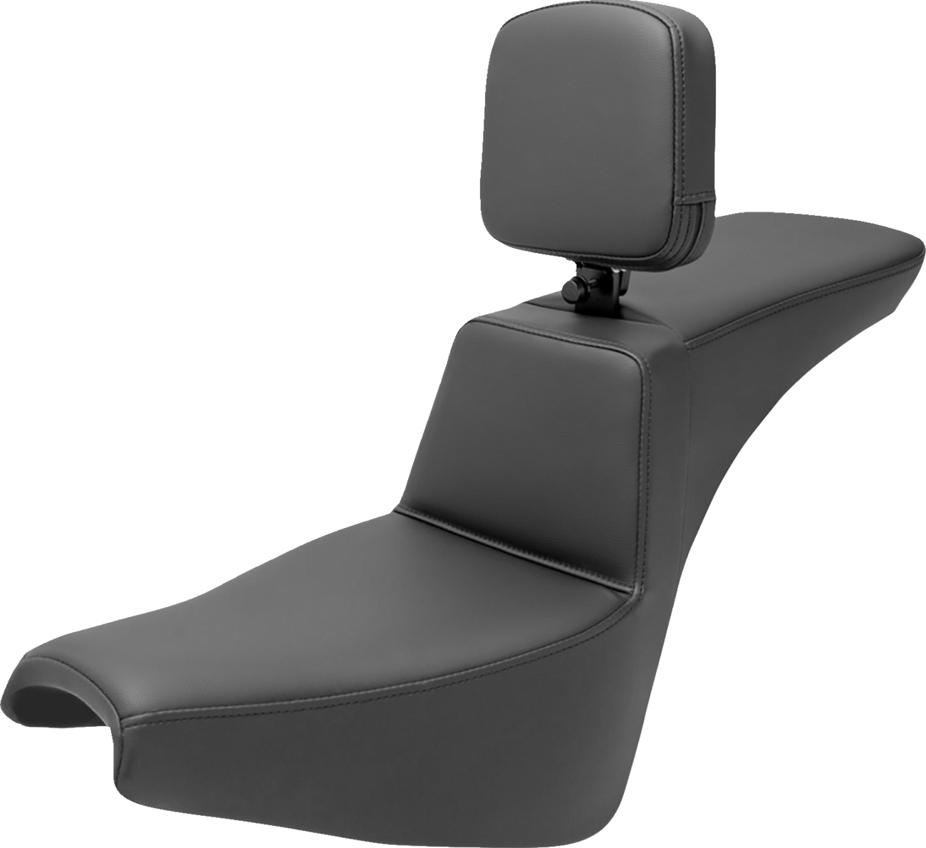 SADDLEMEN Tour Step-Up Seat - Rider Backrest - Plain - FXBB/FXST '18-'25 818-30-194BR — image 1