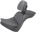 SADDLEMEN Explorer Seat - LS - Includes Backrest - FXBR/S '18-'20 818-31-030LS — image 1