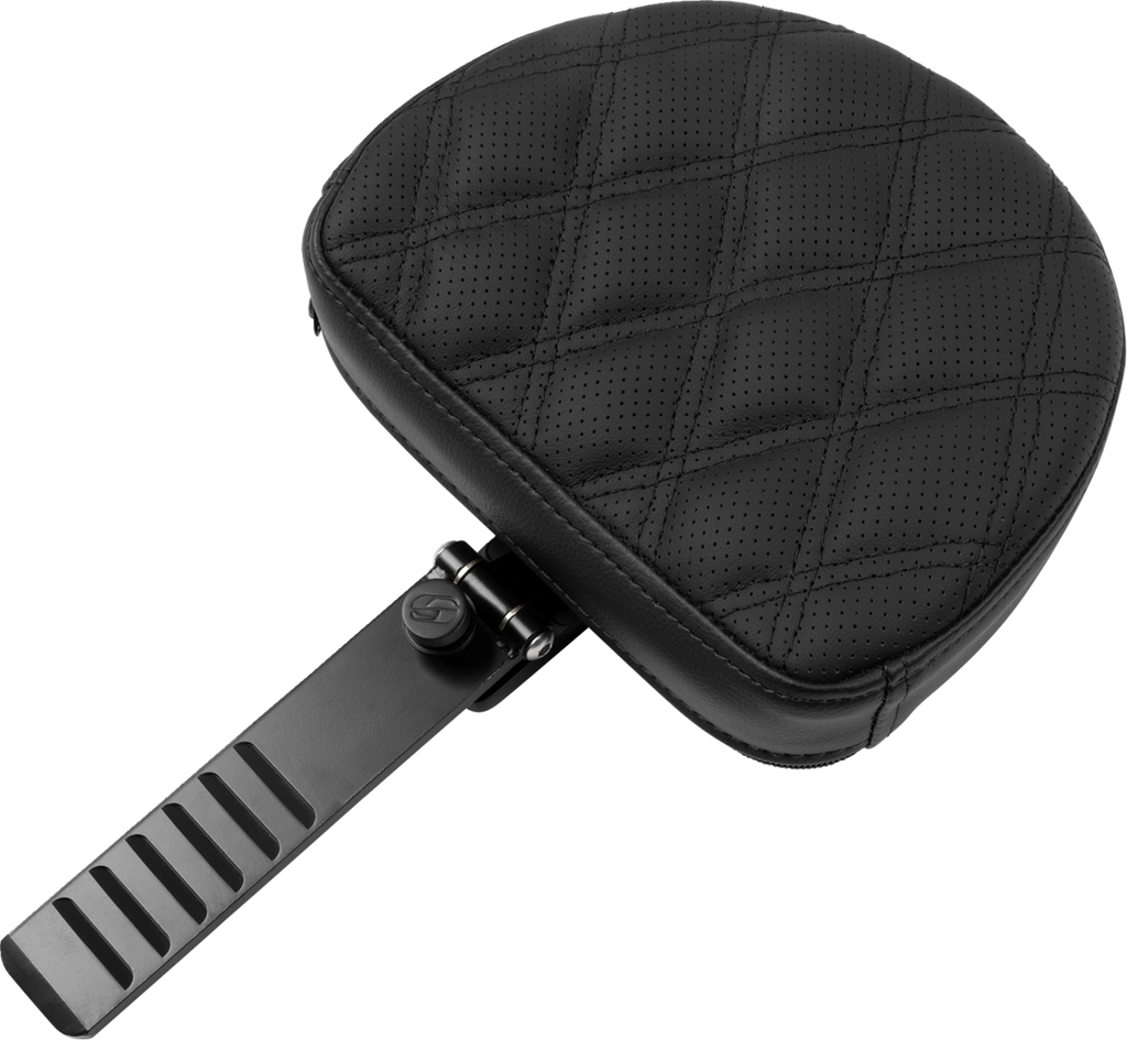 SADDLEMEN Roadsofa™ Seat - with Backrest - Lattice Stitch - FXBR/S '18-'20 818-31-182BR — image 4