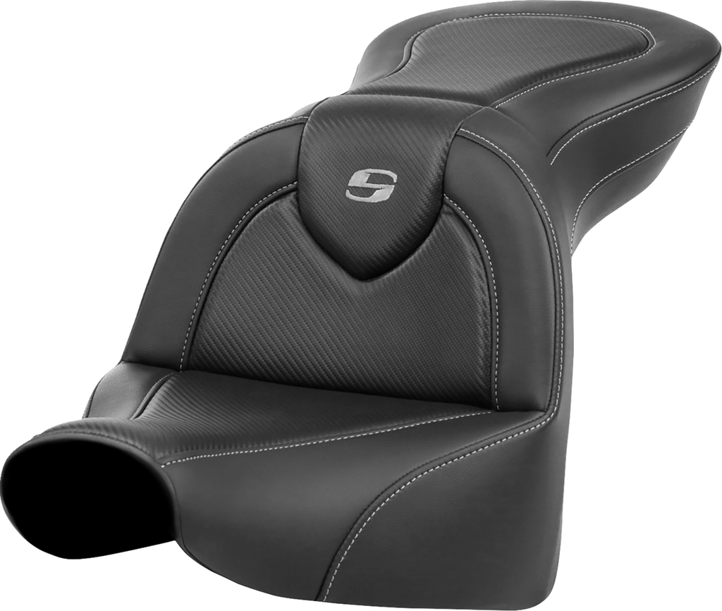 SADDLEMEN Roadsofa™ Seat - without Backrest - Carbon Fiber - FXBR/S '18-'20 818-31-185 — image 1