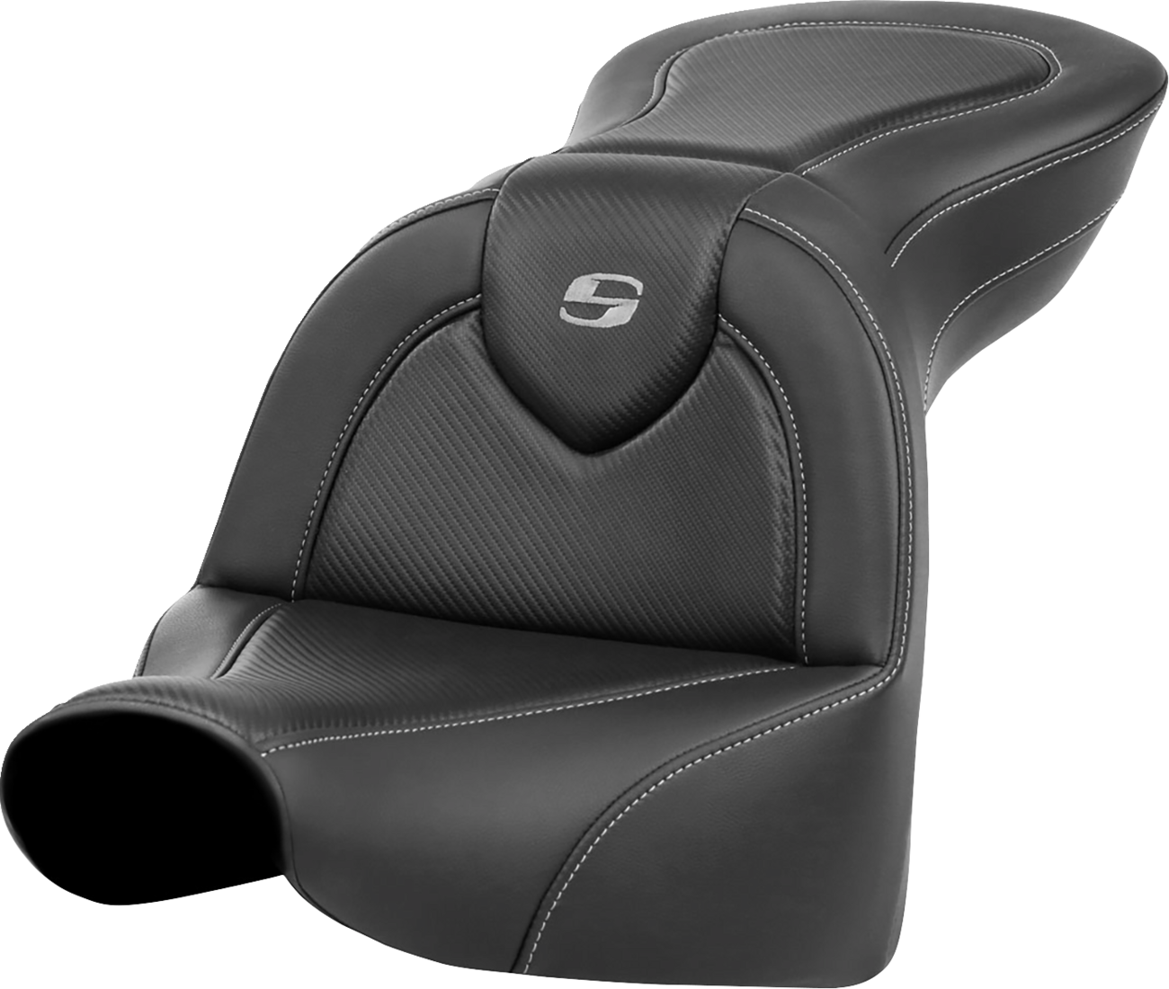 SADDLEMEN Roadsofa™ Seat - without Backrest - Carbon Fiber - FXBR/S '18-'20 818-31-185 — image 1