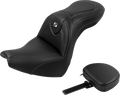 SADDLEMEN Roadsofa™ Seat - with Backrest - Carbon Fiber - FXBR/S '18-'20 818-31-185BR — image 1