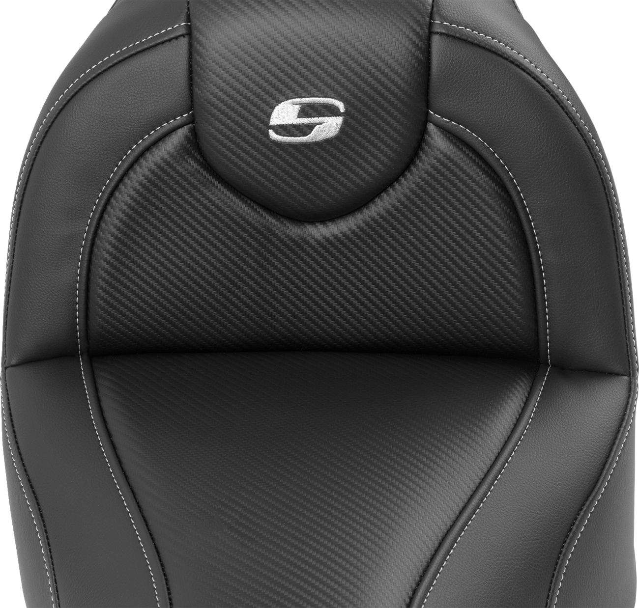 SADDLEMEN Roadsofa™ Seat - with Backrest - Carbon Fiber - FXBR/S '18-'20 818-31-185BR — image 4