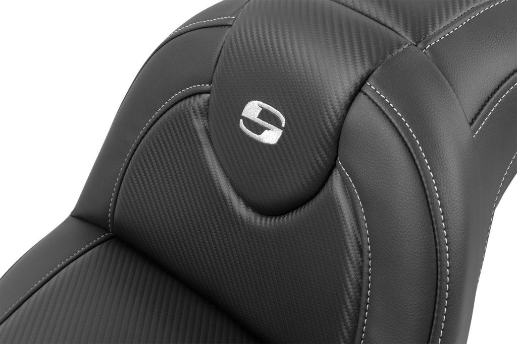 SADDLEMEN Roadsofa™ Seat - with Backrest - Carbon Fiber - FXBR/S '18-'20 818-31-185BR — image 5
