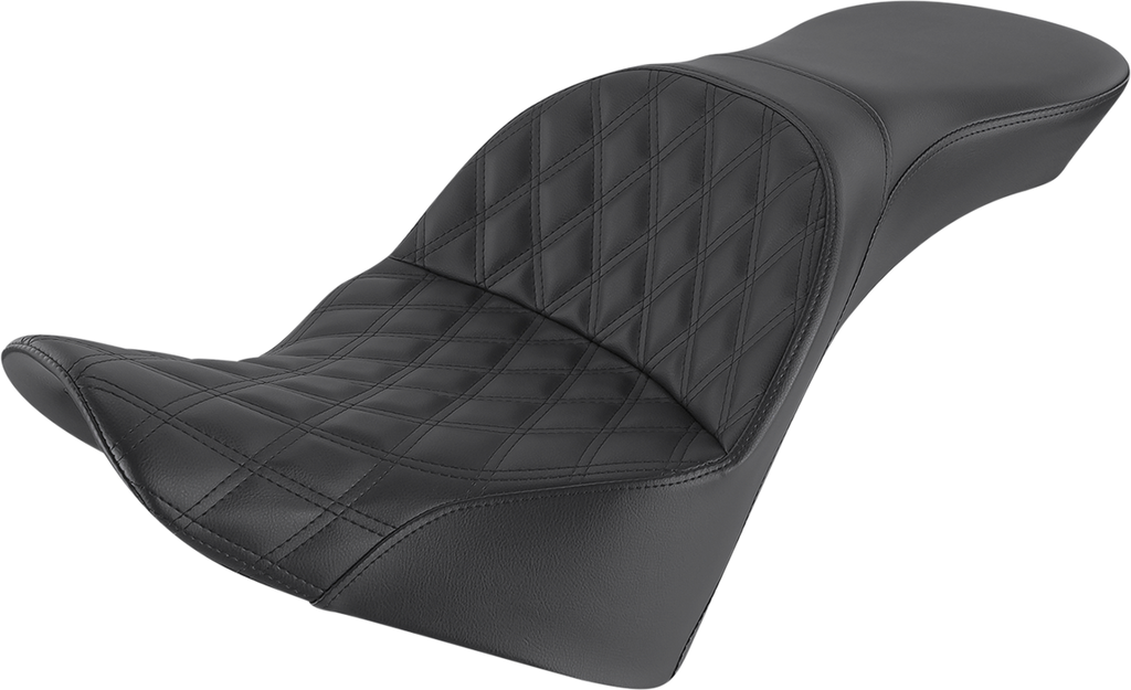 SADDLEMEN Explorer Seat - Lattice Stitched - FL '18-'20 818-33-029LS — image 1