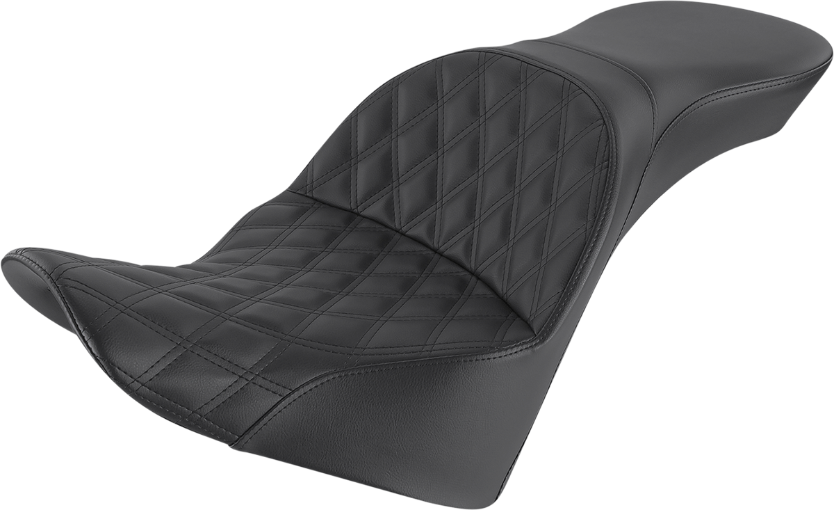 SADDLEMEN Explorer Seat - Lattice Stitched - FL '18-'20 818-33-029LS — image 1