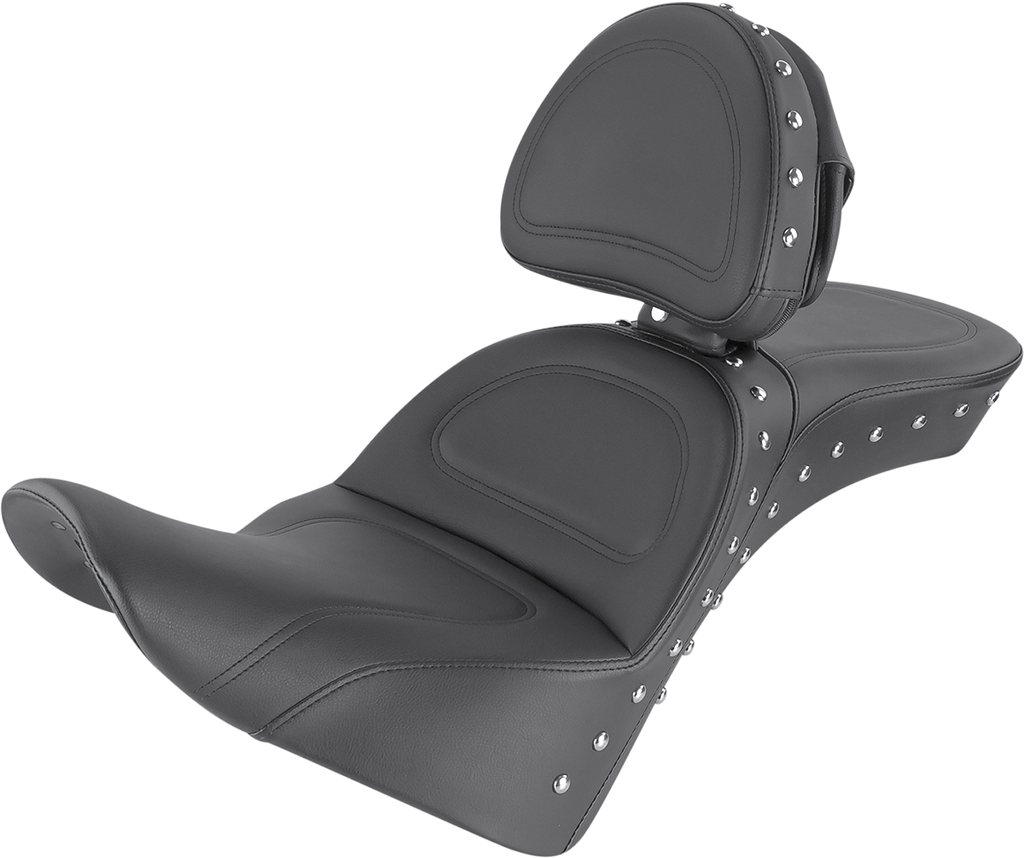 SADDLEMEN Explorer Special Seat - Studded - w/ Backrest - FL '18-'24 818-33-040 — image 1